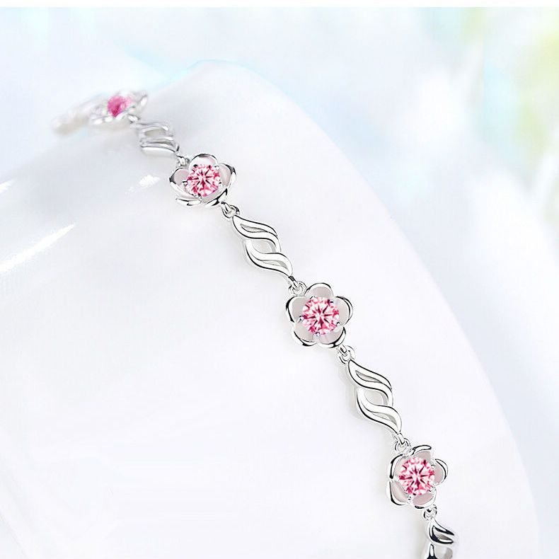Korean Girlfriends Five Flowers Sweet Super Fairy Small Gifts Bracelets - Daebak