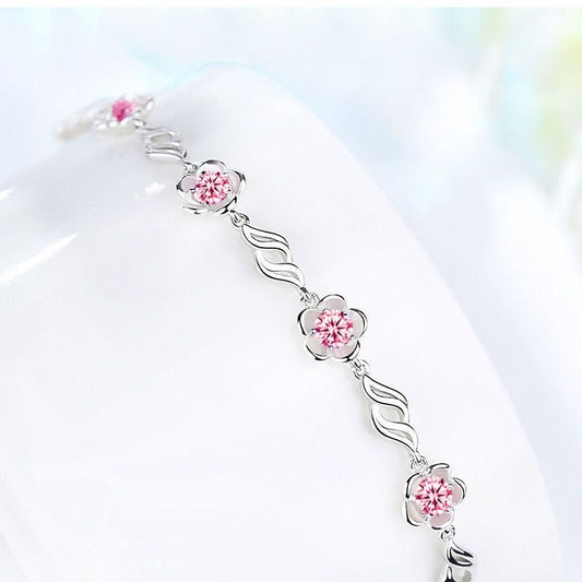 Korean Girlfriends Five Flowers Sweet Super Fairy Small Gifts Bracelets - Daebak