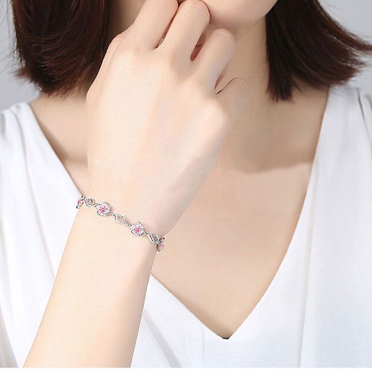 Korean Girlfriends Five Flowers Sweet Super Fairy Small Gifts Bracelets - Daebak