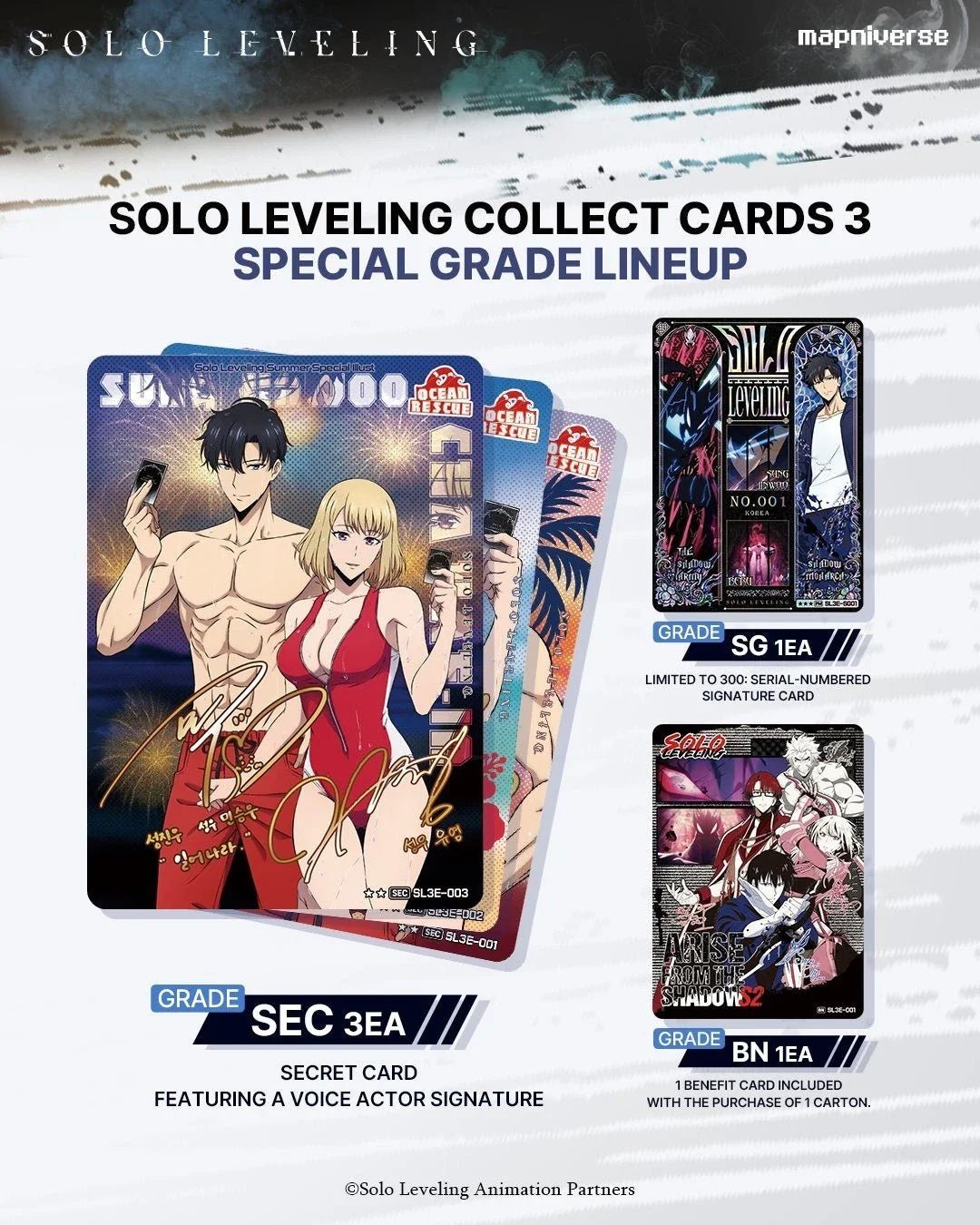 (Korean) Mapniverse Solo Leveling CCG: Collect Cards Vol. 3 Booster Box - Daebak