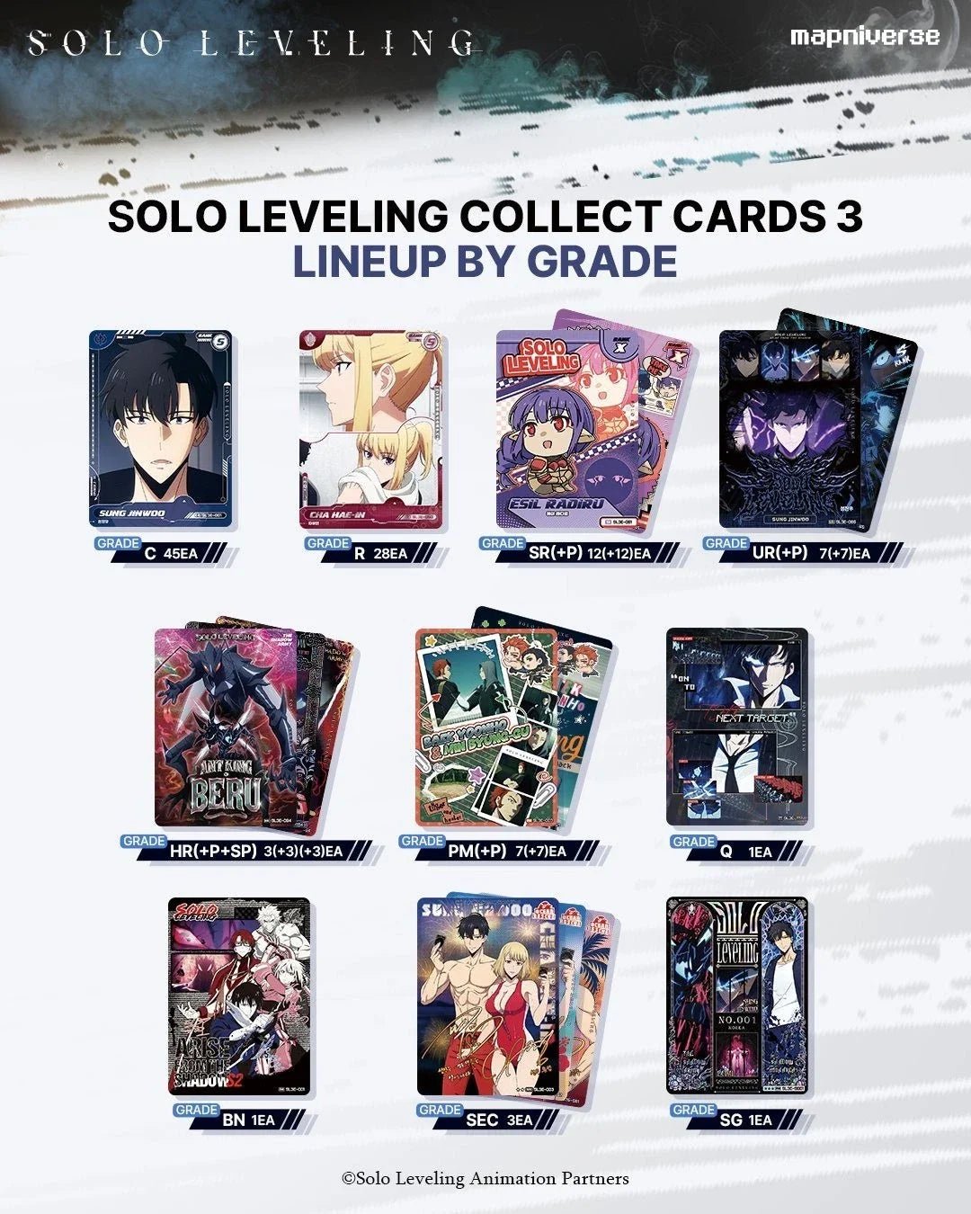 (Korean) Mapniverse Solo Leveling CCG: Collect Cards Vol. 3 Booster Box - Daebak