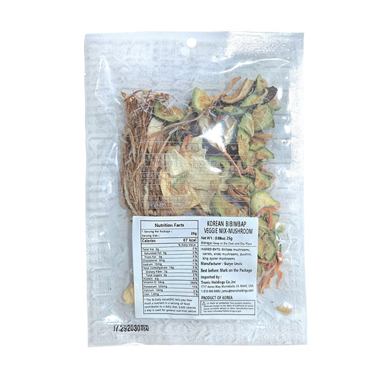 Korean Mushroom Bibimbap Veggie Mix (25g) - Daebak