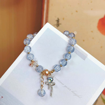Korean Princess Female Hot Flower Beaded Bracelets - Daebak