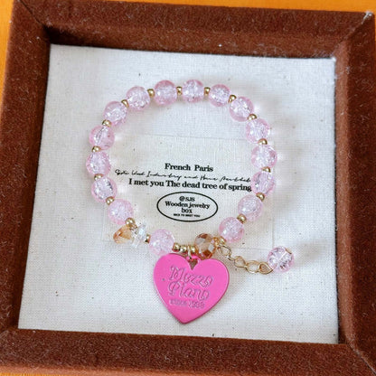 Korean Princess Female Hot Flower Beaded Bracelets - Daebak