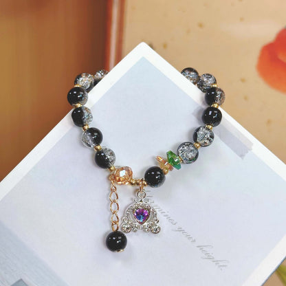 Korean Princess Female Hot Flower Beaded Bracelets - Daebak