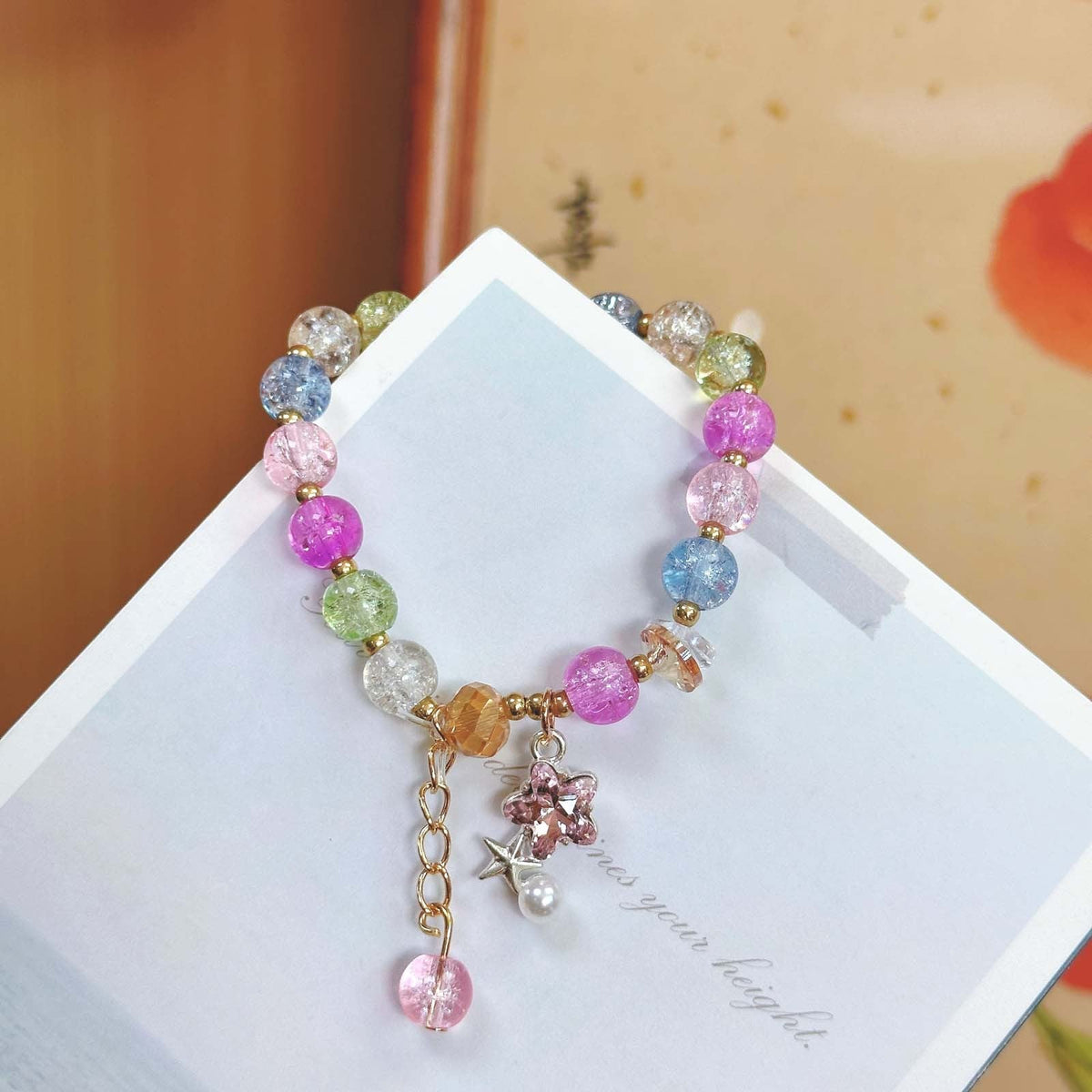 Korean Princess Female Hot Flower Beaded Bracelets - Daebak