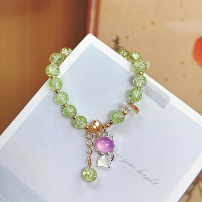 Korean Princess Female Hot Flower Beaded Bracelets - Daebak