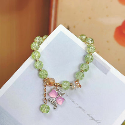 Korean Princess Female Hot Flower Beaded Bracelets - Daebak
