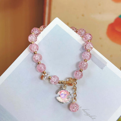 Korean Princess Female Hot Flower Beaded Bracelets - Daebak