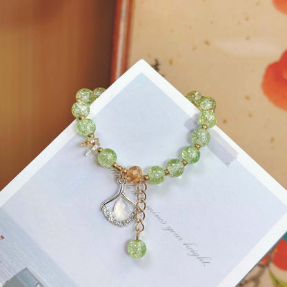 Korean Princess Female Hot Flower Beaded Bracelets - Daebak