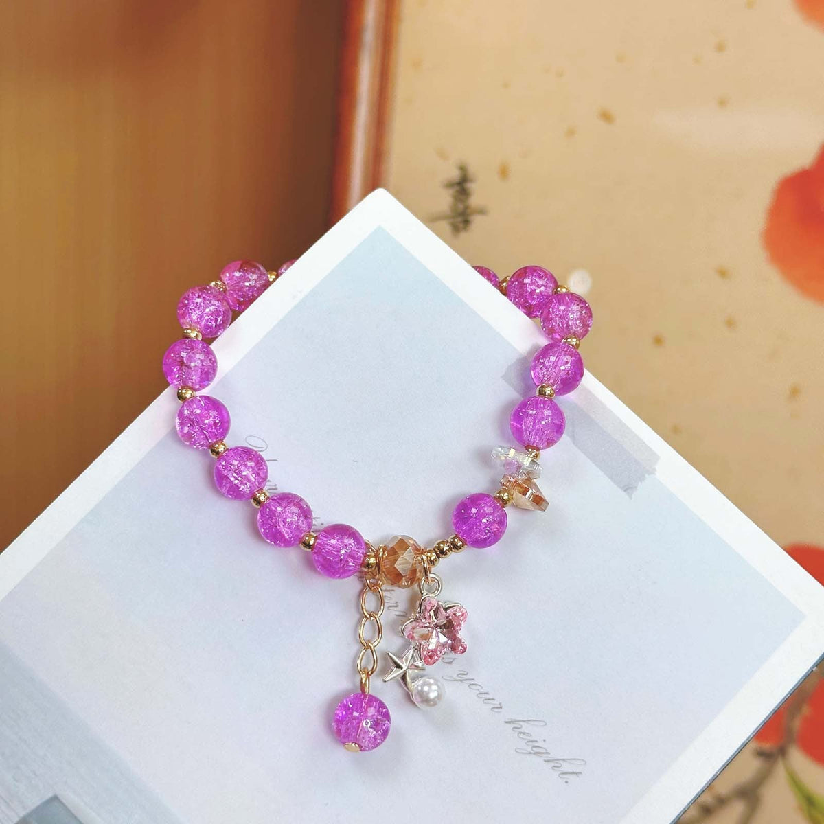 Korean Princess Female Hot Flower Beaded Bracelets - Daebak