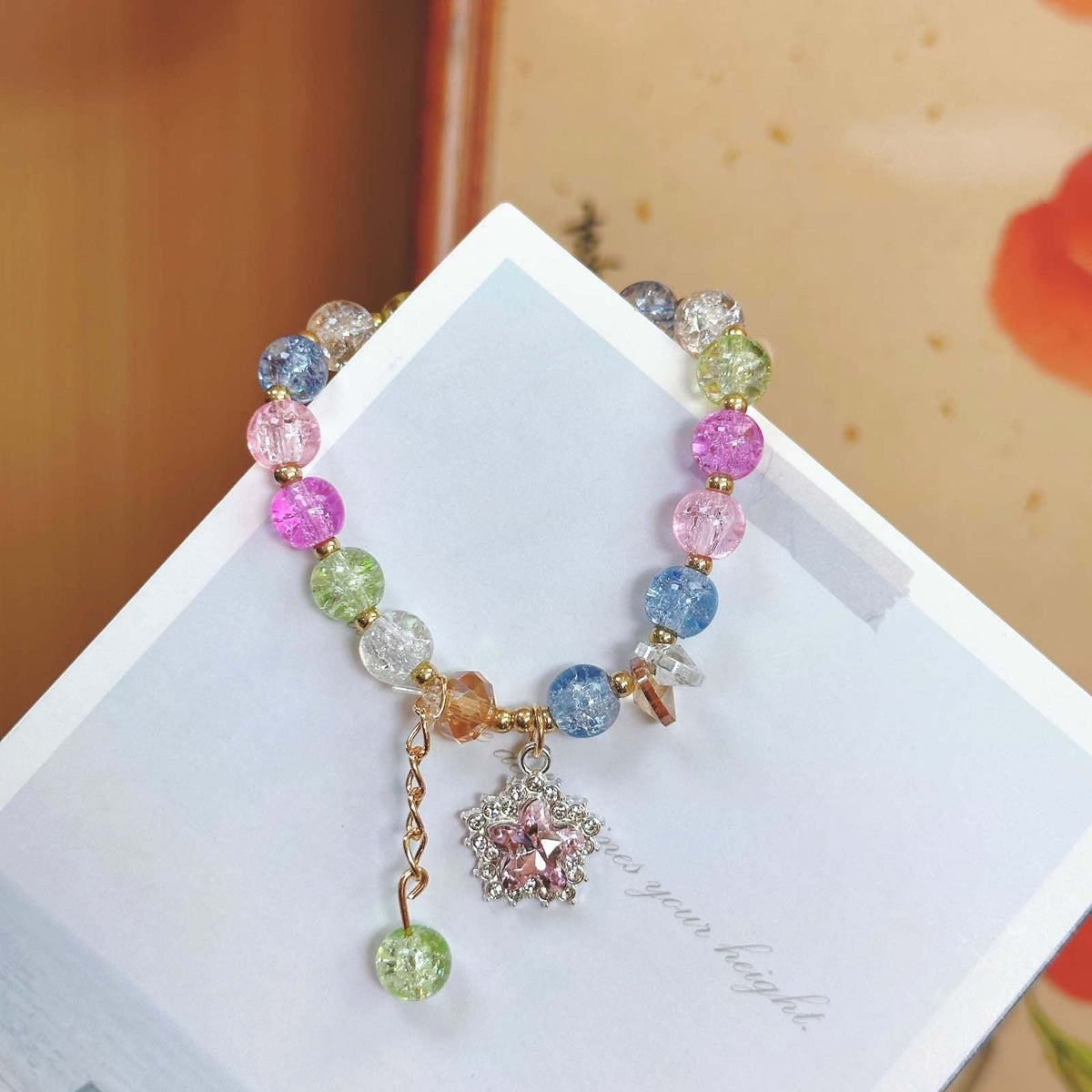 Korean Princess Female Hot Flower Beaded Bracelets - Daebak