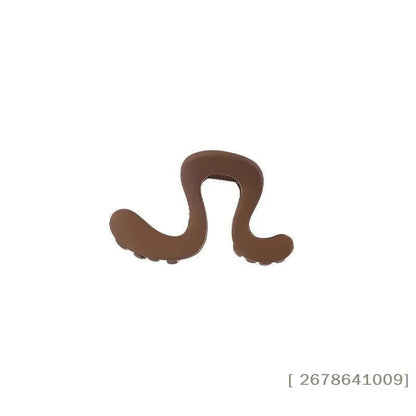 ⚑Korean Simple Matte Hair Clips Retro Geometric Claw Clips Elegant Premium Half-Up Hair Clips Shark Clip - Daebak