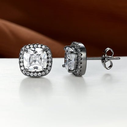 Korean Style Fashion Ear Clips Diamond Full Rhinestone Zircon Earrings - Daebak