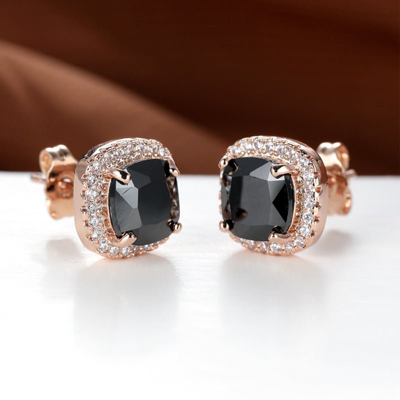 Korean Style Fashion Ear Clips Diamond Full Rhinestone Zircon Earrings - Daebak