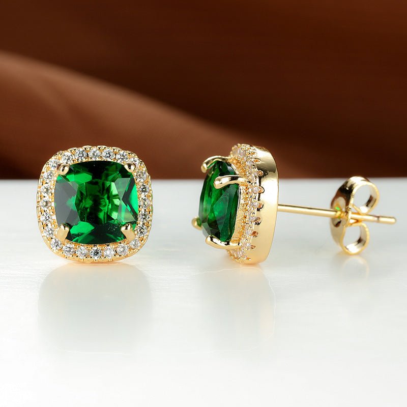 Korean Style Fashion Ear Clips Diamond Full Rhinestone Zircon Earrings - Daebak