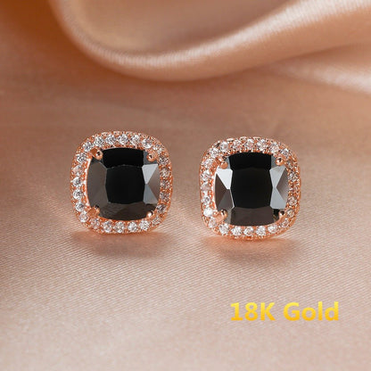 Korean Style Fashion Ear Clips Diamond Full Rhinestone Zircon Earrings - Daebak