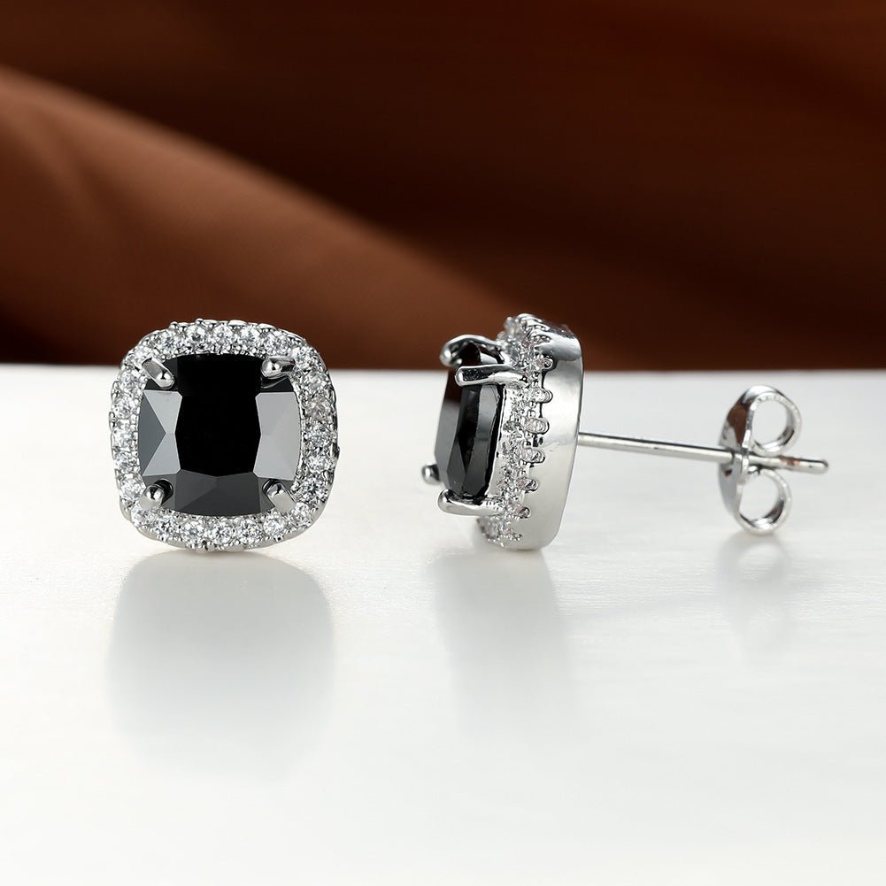 Korean Style Fashion Ear Clips Diamond Full Rhinestone Zircon Earrings - Daebak