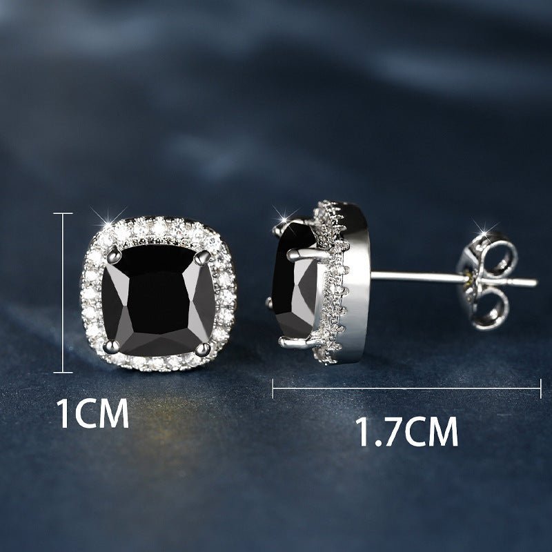 Korean Style Fashion Ear Clips Diamond Full Rhinestone Zircon Earrings - Daebak