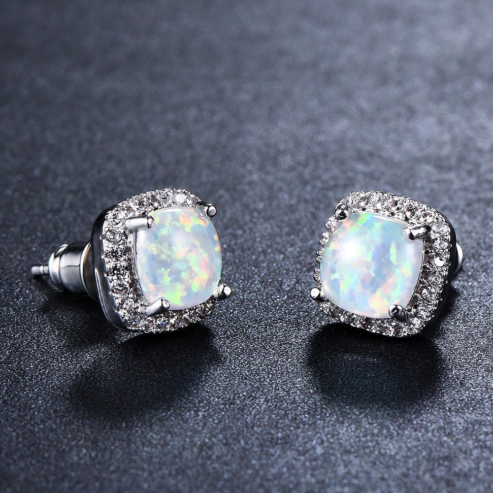 Korean Style Fashion Ear Clips Diamond Full Rhinestone Zircon Earrings - Daebak
