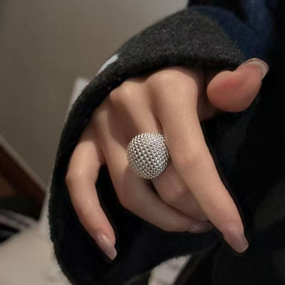 Korean Style High Street Retro Line Winding Cool Unisex Female Rings - Daebak