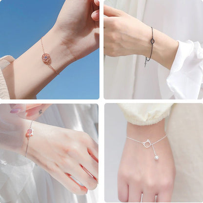 Korean Style Mori Female Girlfriends Heart-shaped Bracelets - Daebak