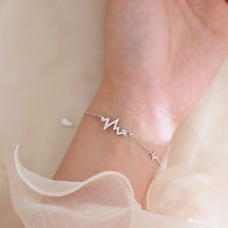 Korean Style Mori Female Girlfriends Heart-shaped Bracelets - Daebak