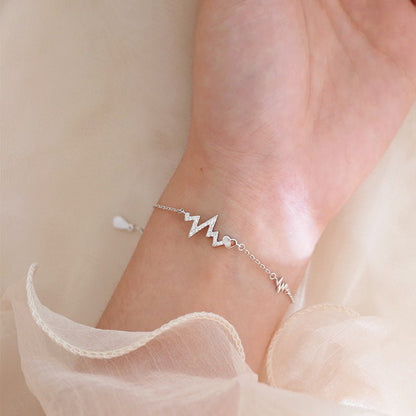Korean Style Mori Female Girlfriends Heart-shaped Bracelets - Daebak
