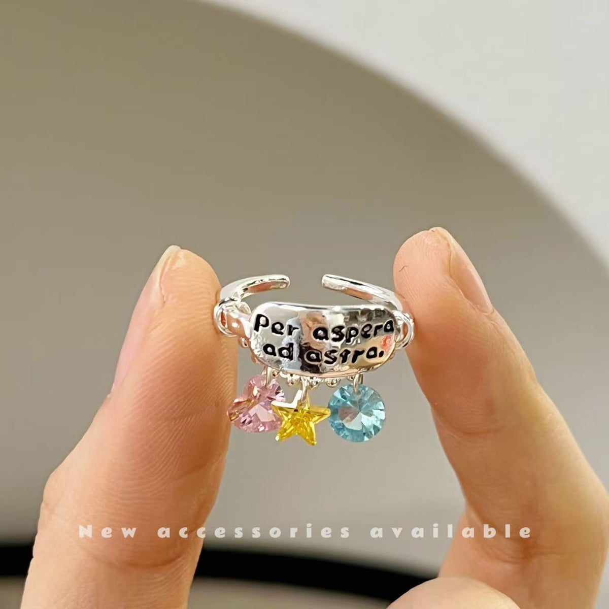 Korean Style Sweet Cool Colorful Crystals Cross Pendants - Daebak