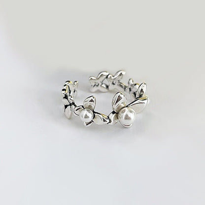 Korean Style Sweet Flower Fashion Design Niche Ring - Daebak