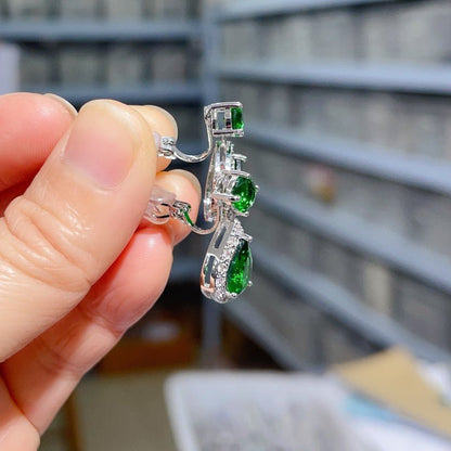 Korean Water Drop Zircon Generous Simple Rings - Daebak