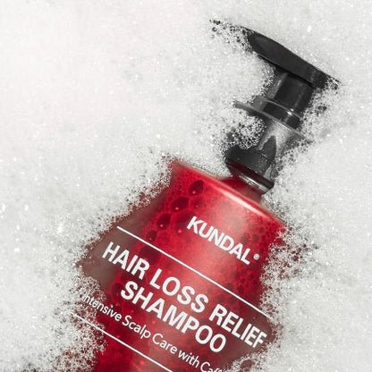 KUNDAL HAIR LOSS RELIEF SHAMPOO Intensive Scalp Care with Caffeine 500ml #WHITE MUSK - Daebak