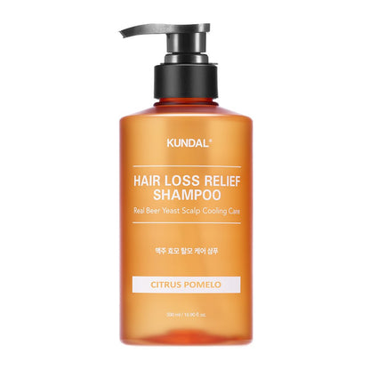 KUNDAL HAIR LOSS RELIEF SHAMPOO Real Beer Yeast Scalp Cooling Care 500ml - Daebak