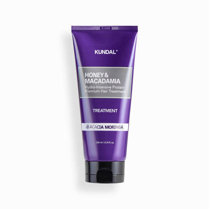 KUNDAL HONEY & MACADAMIA Hydro-Intensive Premium-Protein-Haarbehandlung 200ml #AKAZIE MORINGA