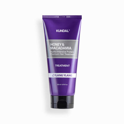 KUNDAL ハニー＆マカダミア ハイドロインテンシブ プロテイン プレミアム ヘアトリートメント 200ml #イランイラン