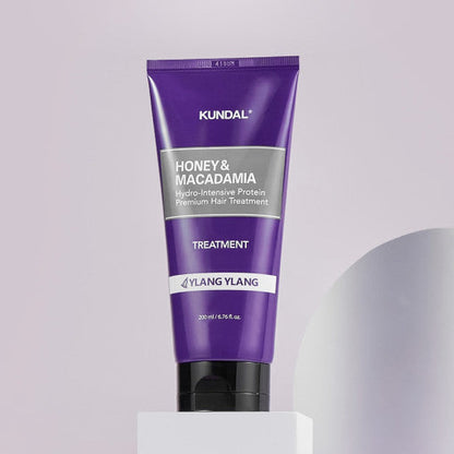 KUNDAL ハニー＆マカダミア ハイドロインテンシブ プロテイン プレミアム ヘアトリートメント 200ml #イランイラン