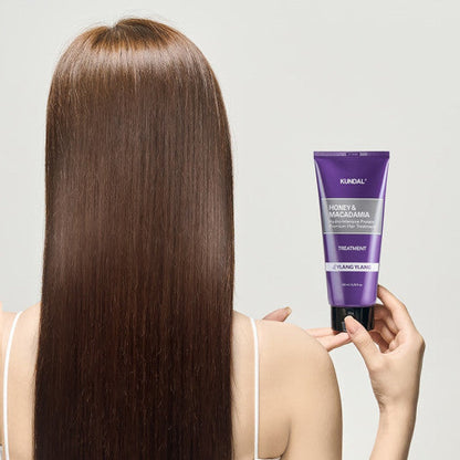 KUNDAL ハニー＆マカダミア ハイドロインテンシブ プロテイン プレミアム ヘアトリートメント 200ml #イランイラン