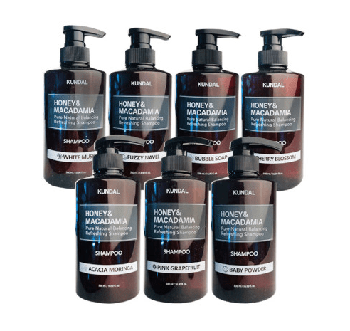 KUNDAL HONEY&MACADAMIA Pure Natural Balancing Refreshing Shampoo 500ml #CHERRY BLOSSOM - Daebak
