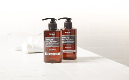 KUNDAL HONEY&MACADAMIA Pure Natural Balancing Refreshing Shampoo 500ml #ENGLISH ROSE - Daebak