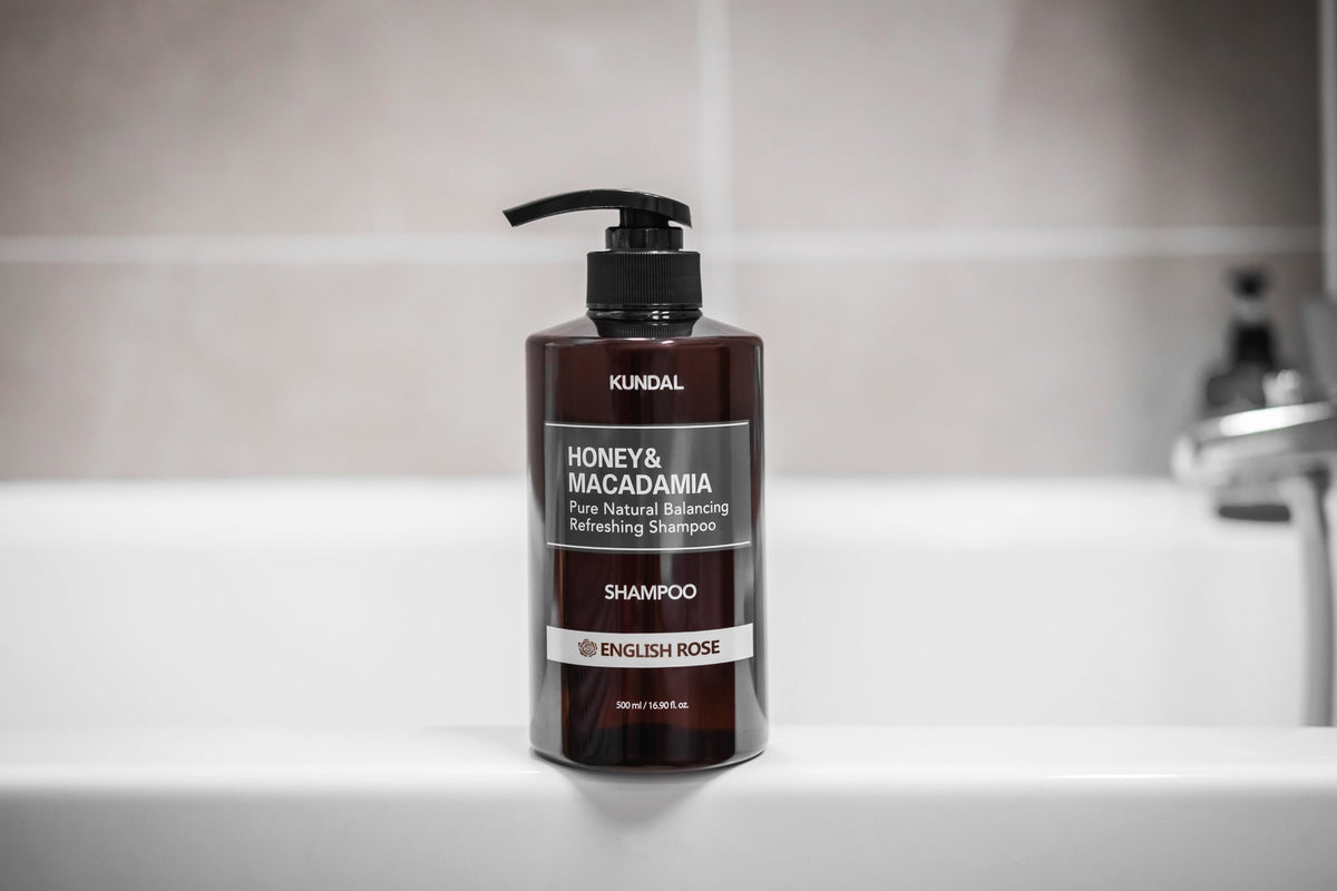 KUNDAL HONEY&MACADAMIA Pure Natural Balancing Refreshing Shampoo 500ml #ENGLISH ROSE - Daebak