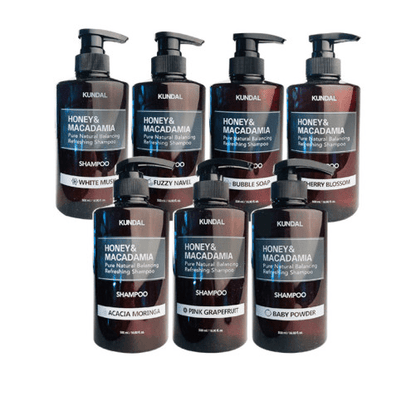 KUNDAL HONEY&MACADAMIA Pure Natural Balancing Refreshing Shampoo 500ml #FUZZY NAVEL - Daebak