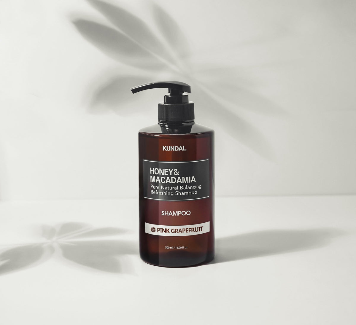 KUNDAL HONEY&MACADAMIA Pure Natural Balancing Refreshing Shampoo 500ml #PINK GRAPEFRUIT - Daebak