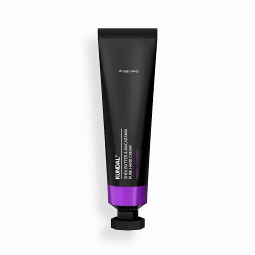 KUNDAL Pure Handcreme mit Sheabutter & Macadamia, Aroma-Edition, 50ml #FRANZÖSISCHER LAVENDEL
