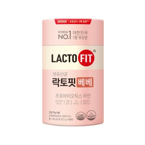 LACTO-FIT Probiotics Bebe 120g(60 Sticks) - Daebak
