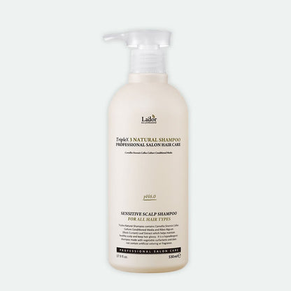 LADOR Triple X3 Natural Shampoo 530ml - Daebak