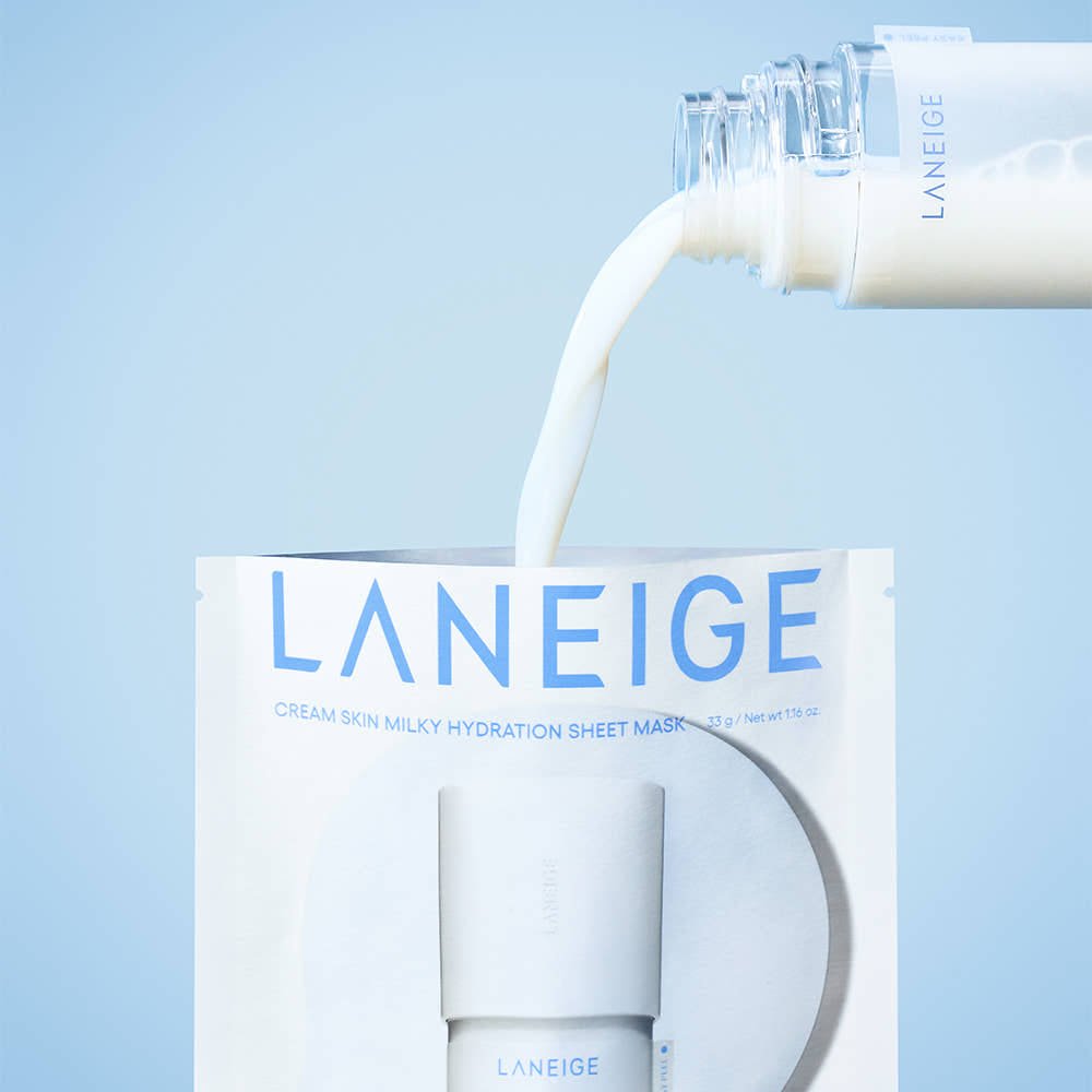 LANEIGE Cream Skin Milky Hydration Sheet Mask 33g X 6ea - Daebak