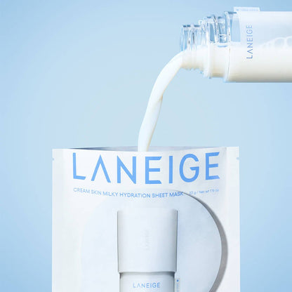LANEIGE Cream Skin Milky Hydration Sheet Mask 33g X 6ea - Daebak