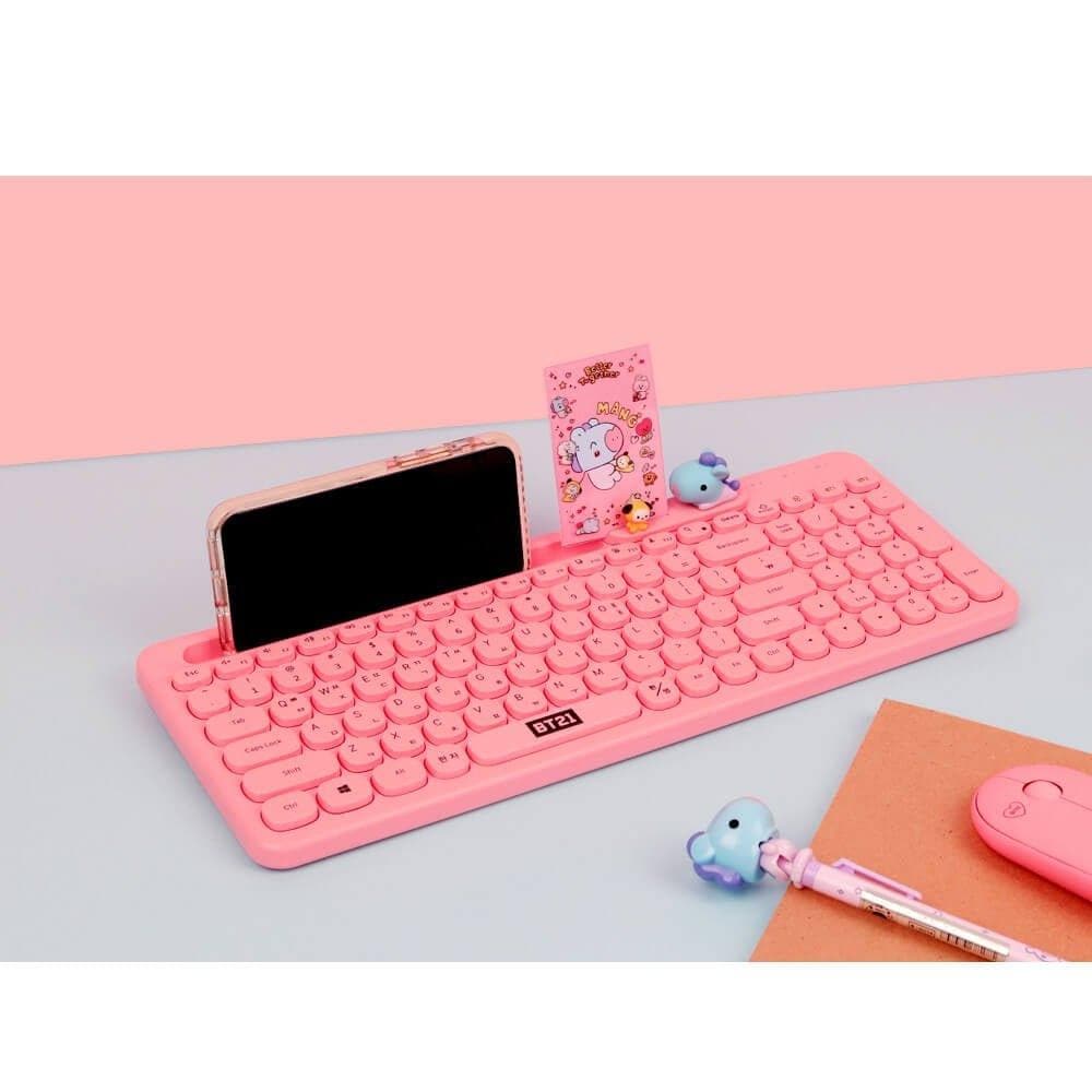 (Last stock!) BT21 BABY My Little Buddy Multi-Pairing Wireless Keyboard - Daebak