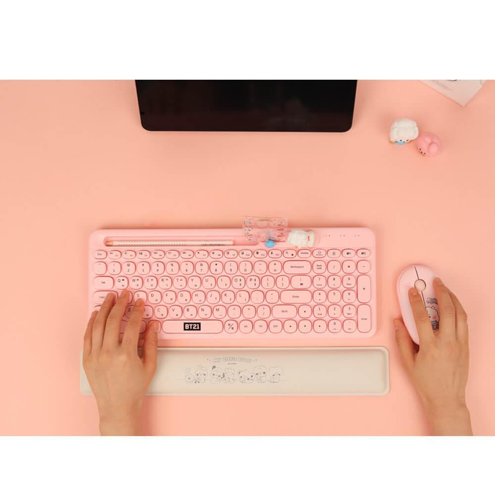 (Last stock!) BT21 BABY My Little Buddy Multi-Pairing Wireless Keyboard - Daebak