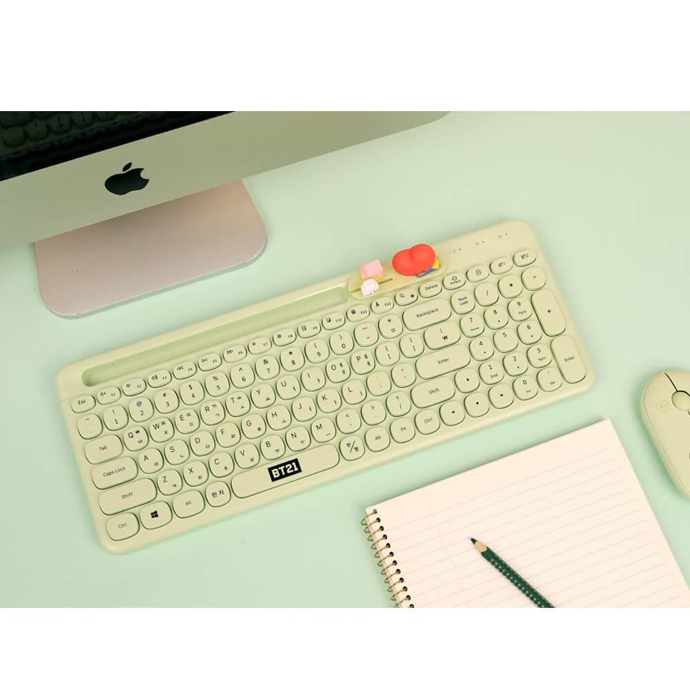 (Last stock!) BT21 BABY My Little Buddy Multi-Pairing Wireless Keyboard - Daebak